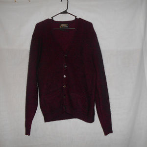Manhattan Mens Medium Cardigan Sweater 